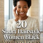20 Short Hairstyle Women Black Woman Looks to Try