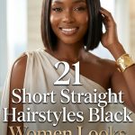 21 Short Straight Hairstyles Black Women Looks That Shine