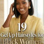 19 Gel Up Hairstyles for Black Women for Sleek Edges