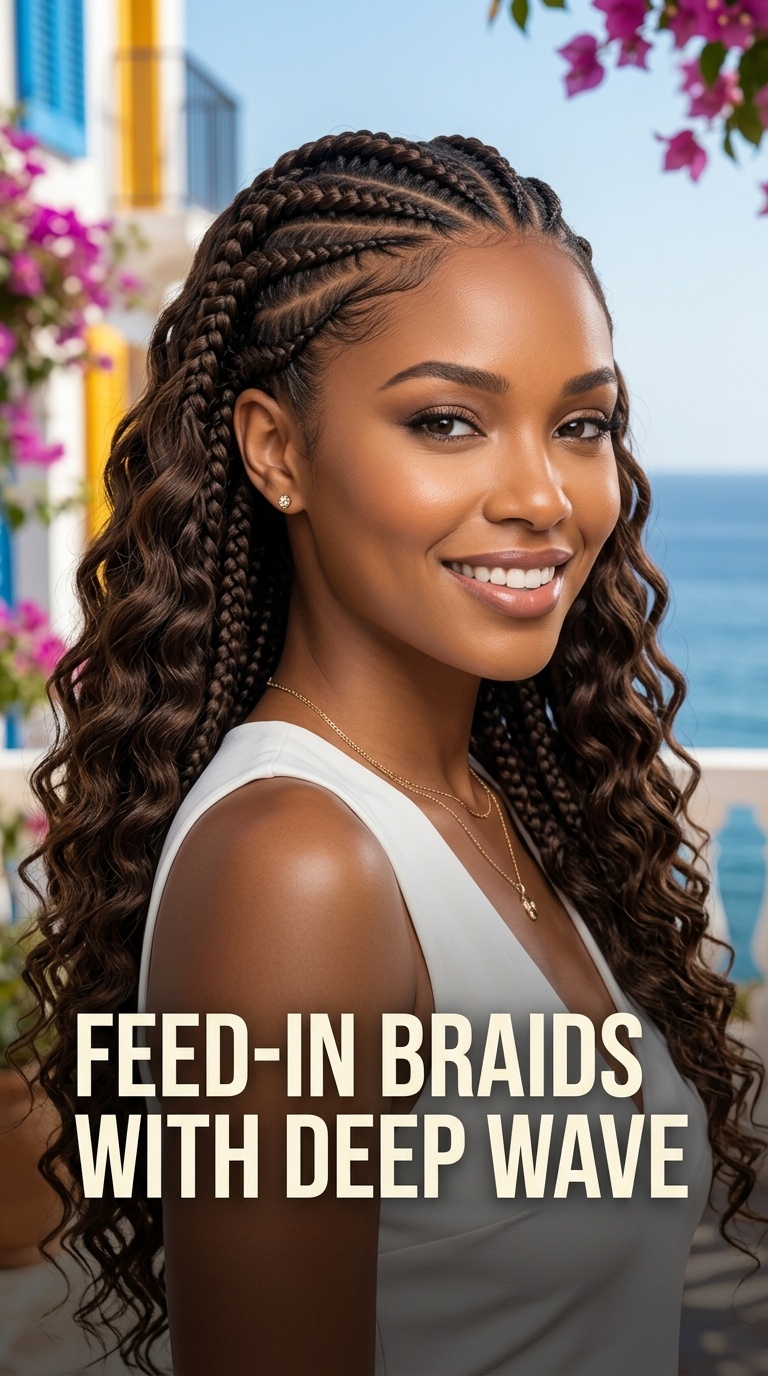 Feed-in Braids with Deep Wave