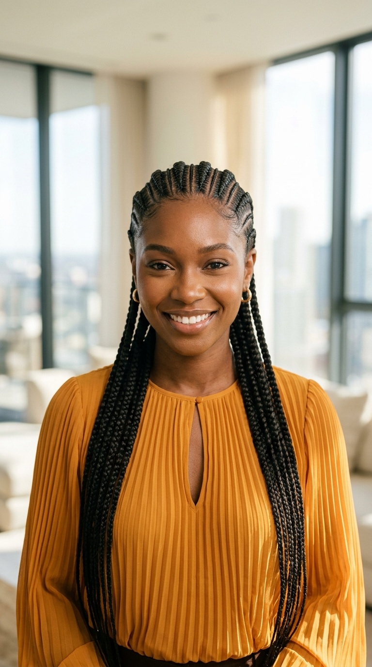 Feed In Cornrows Braids
