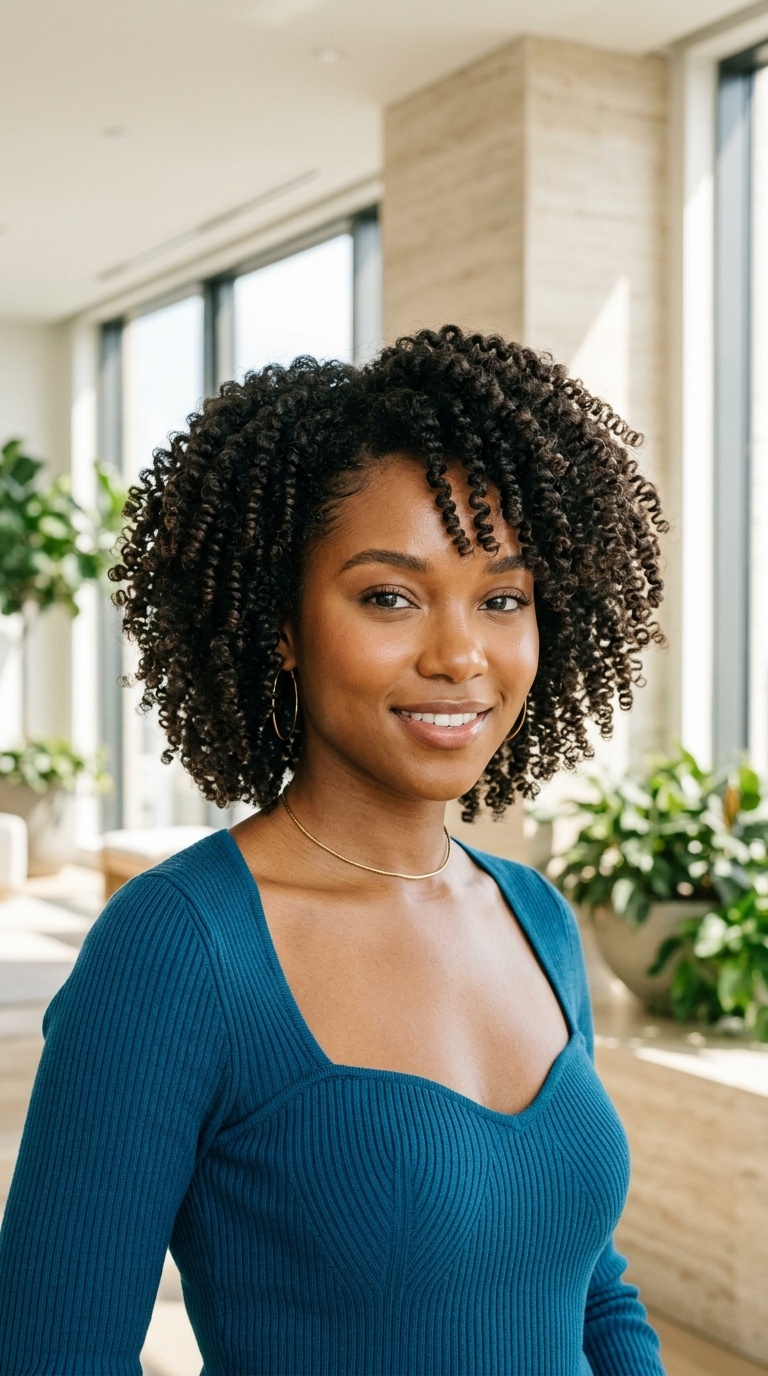 Finger Coils For Natural Hair