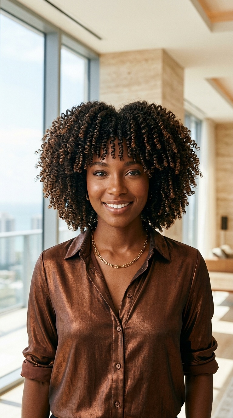 Finger Coils For Natural Hair