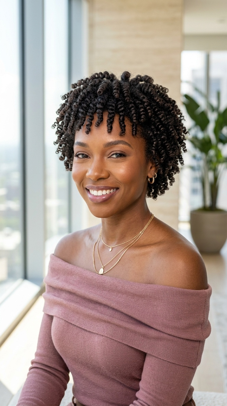 Finger Coils For Short Hair