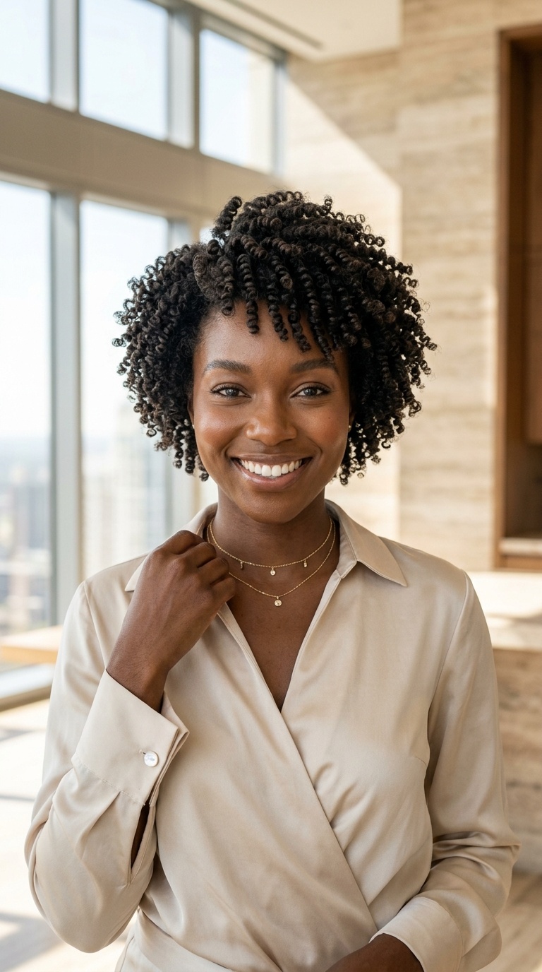 Finger Coils For Short Hair