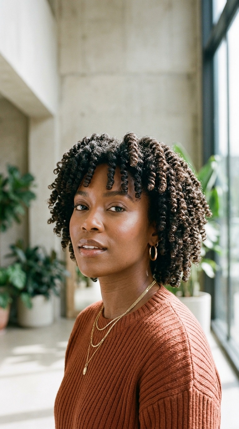 Finger Coils Natural Hairstyles