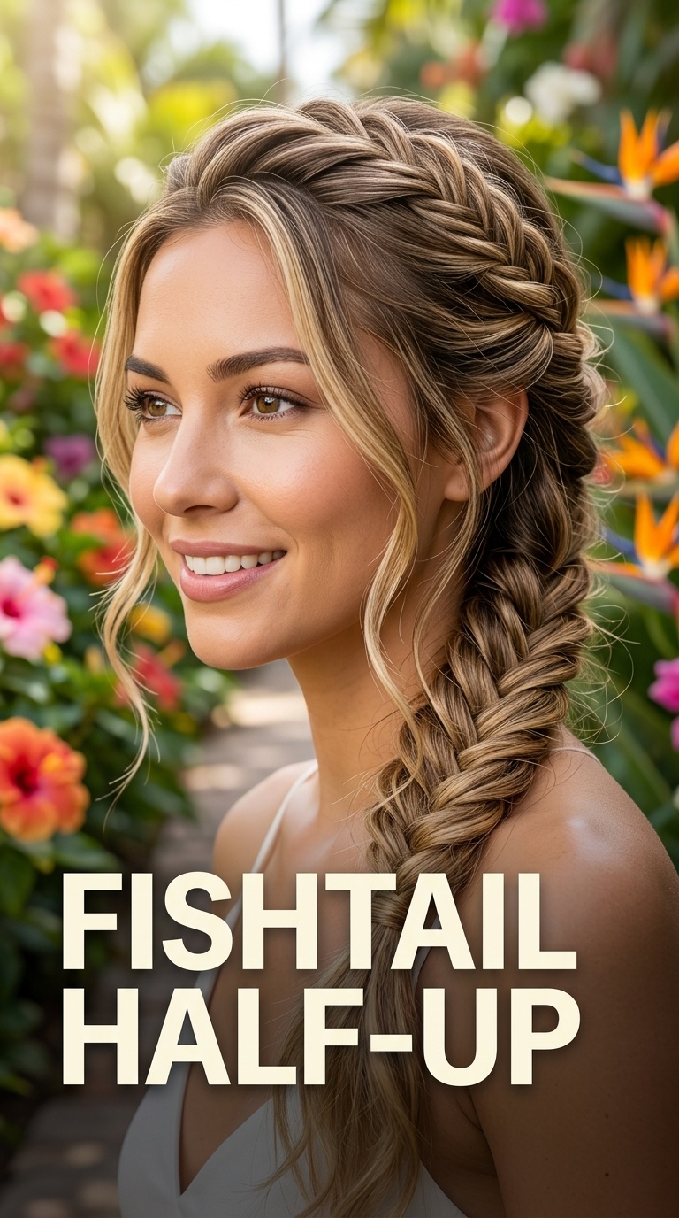 Fishtail Half-Up