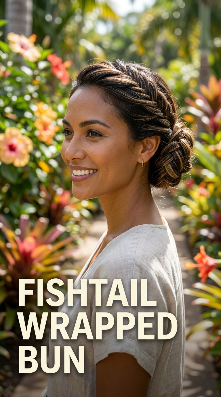 Fishtail Wrapped Bun