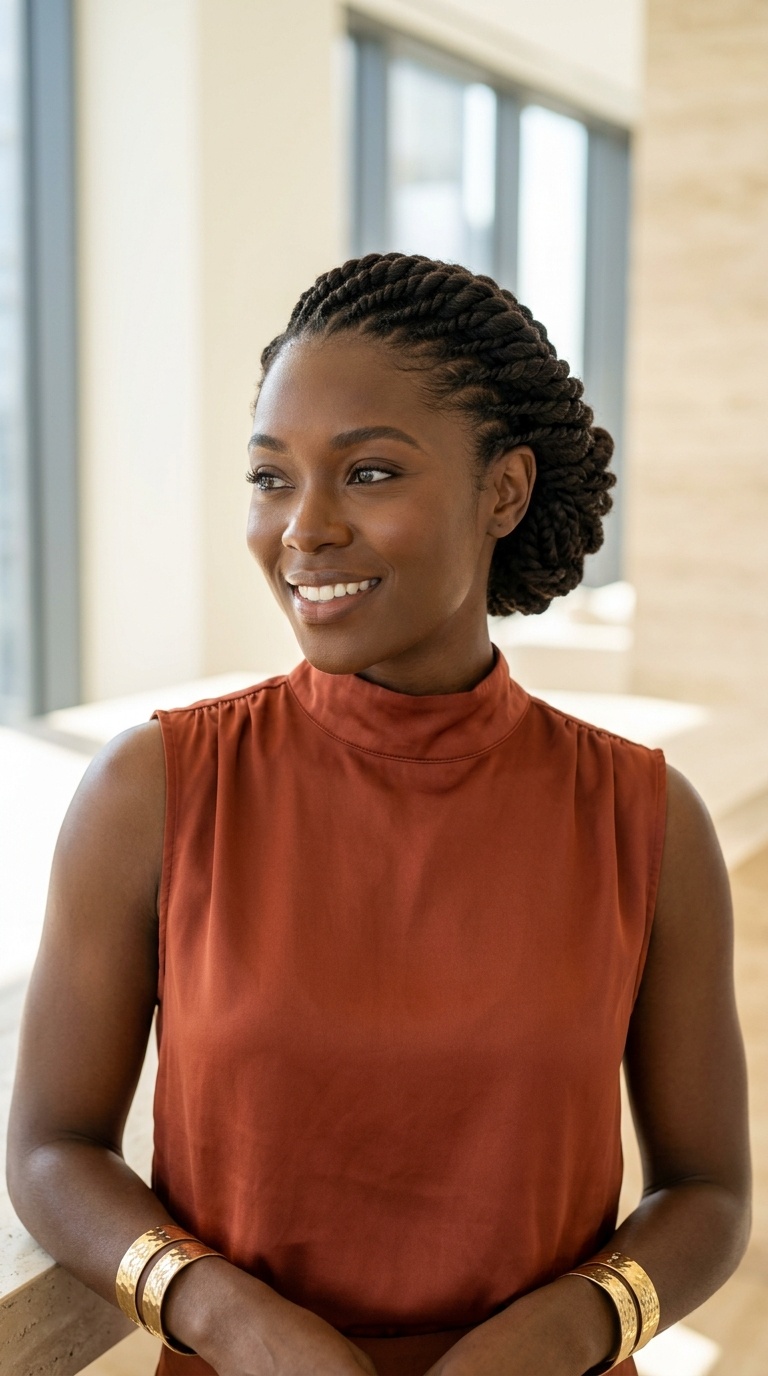 Flat Twist Natural Hairstyles