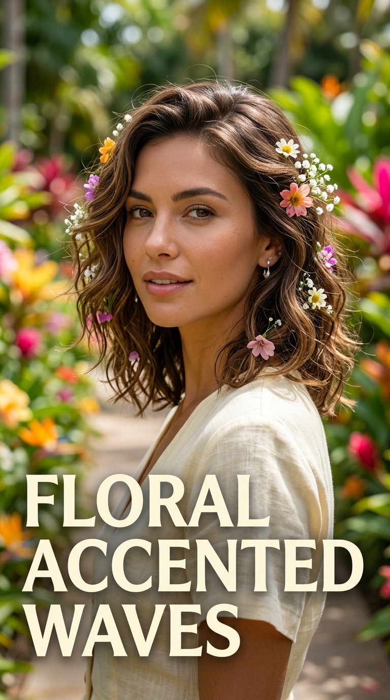 Floral Accented Waves
