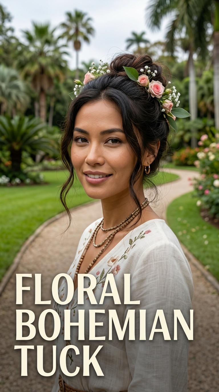 Floral Bohemian Tuck