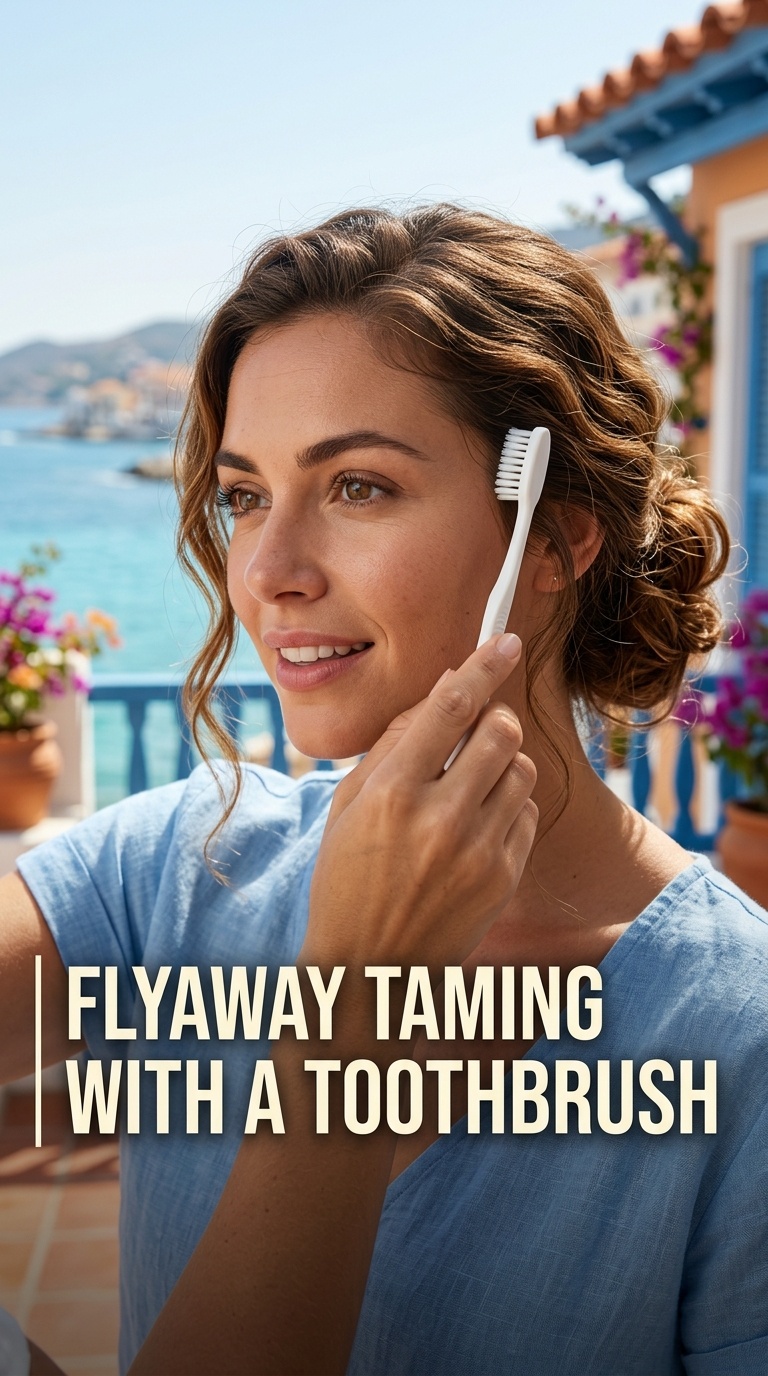 Flyaway Taming with a Toothbrush
