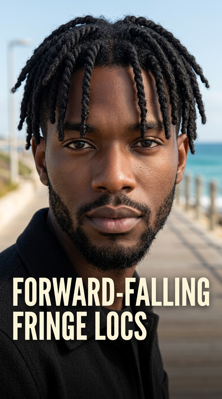 Forward-Falling Fringe Locs