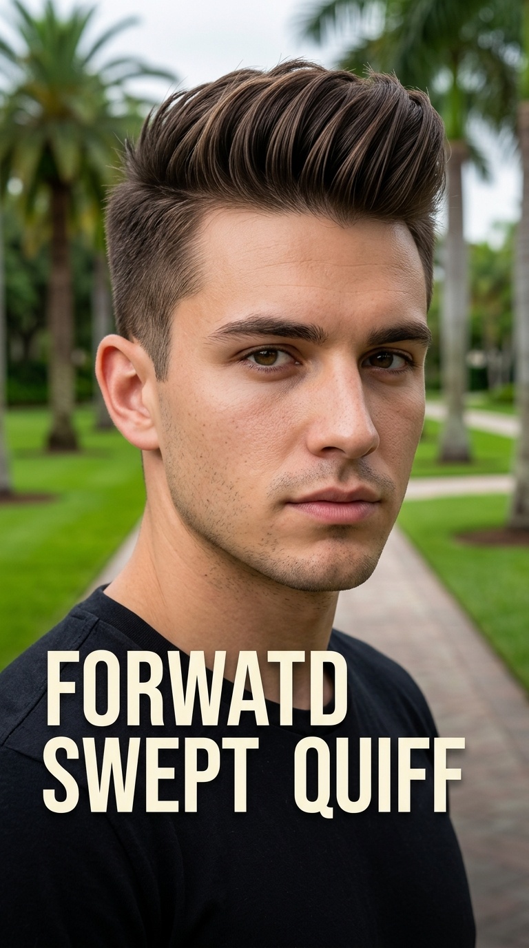 Forward Swept Quiff