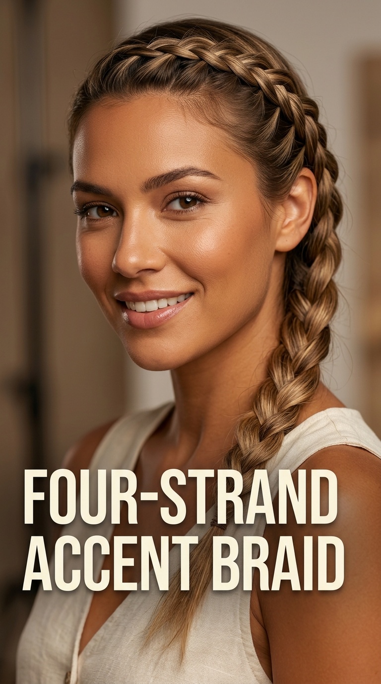 Four-Strand Accent Braid