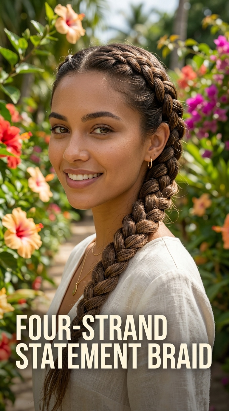 Four-Strand Statement Braid
