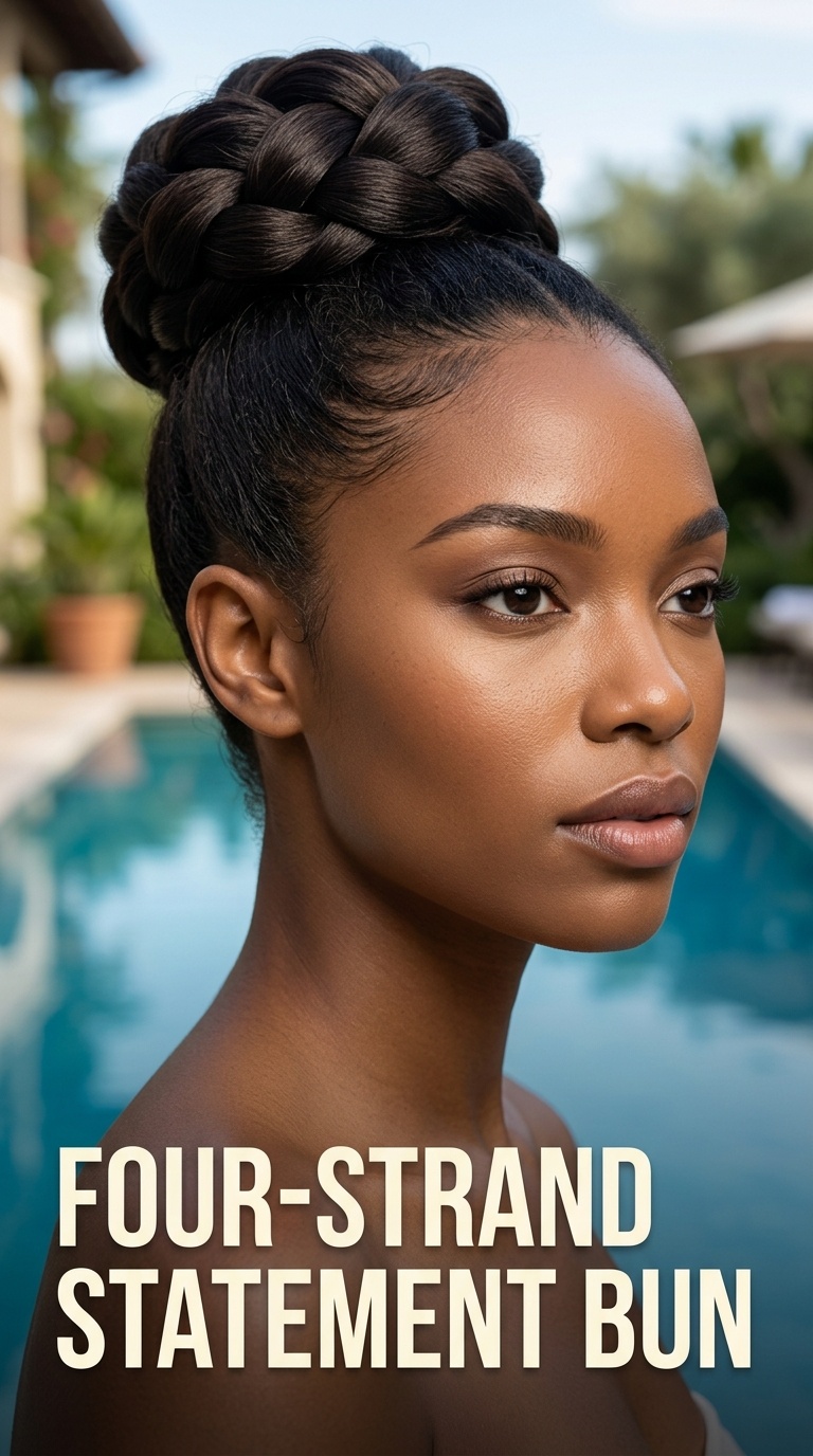 Four-Strand Statement Bun