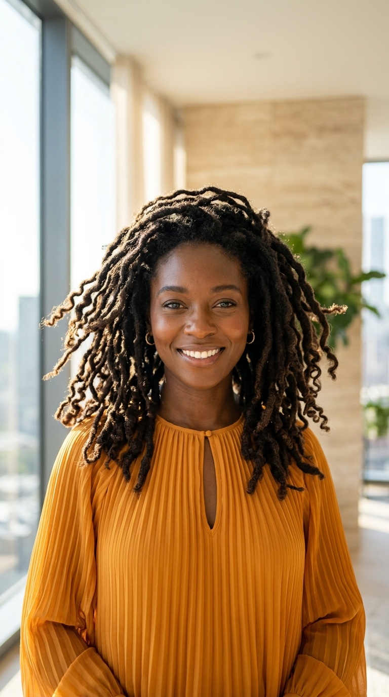 Freeform Dreadlock Styles For Women