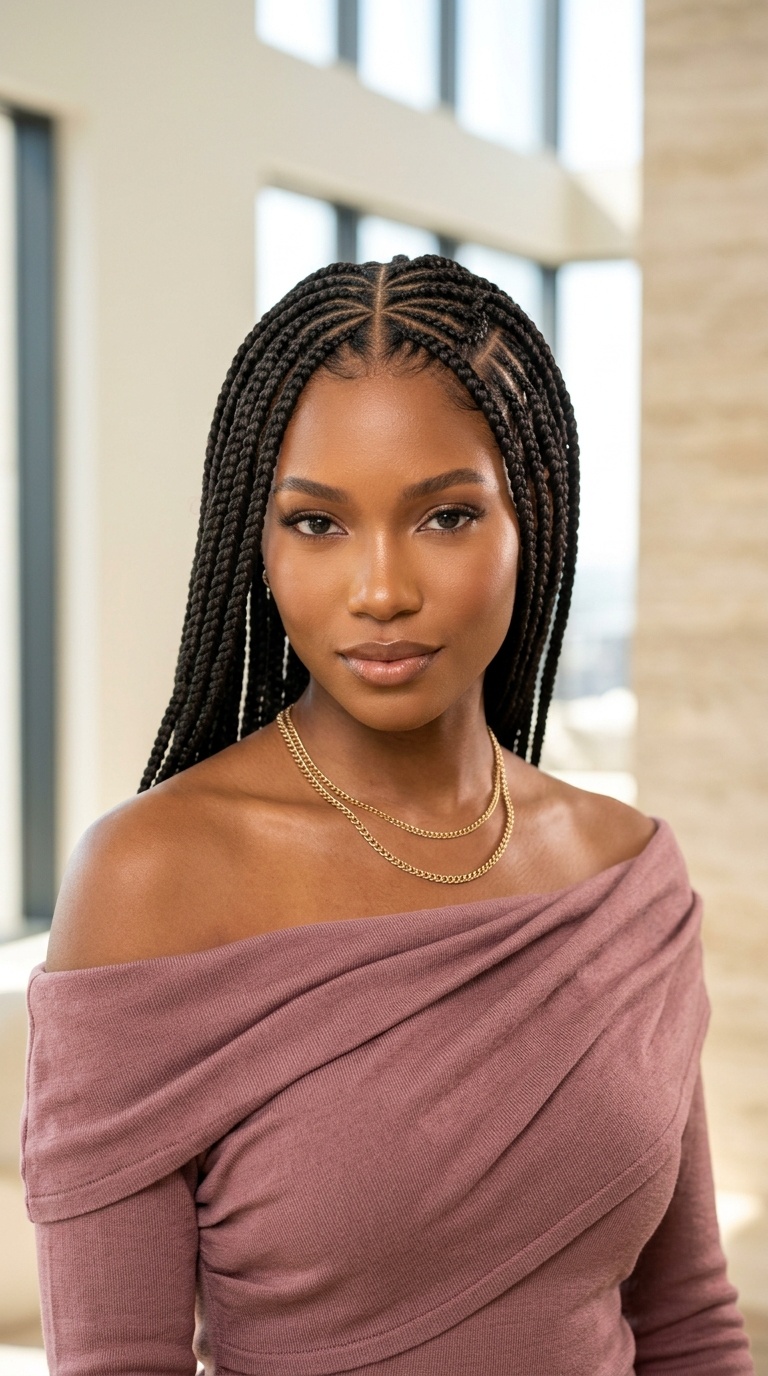 Freehand Feed In Braids