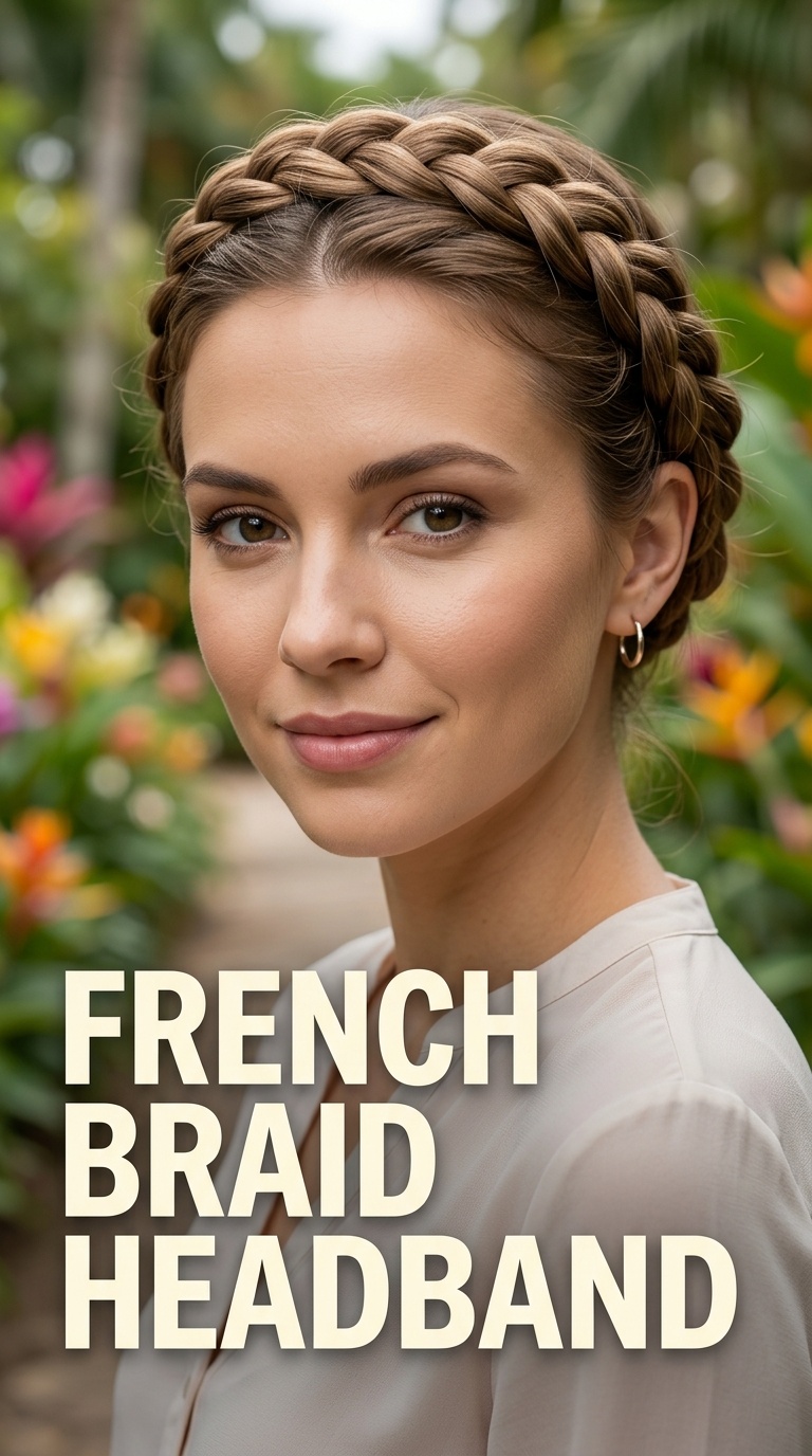 French Braid Headband