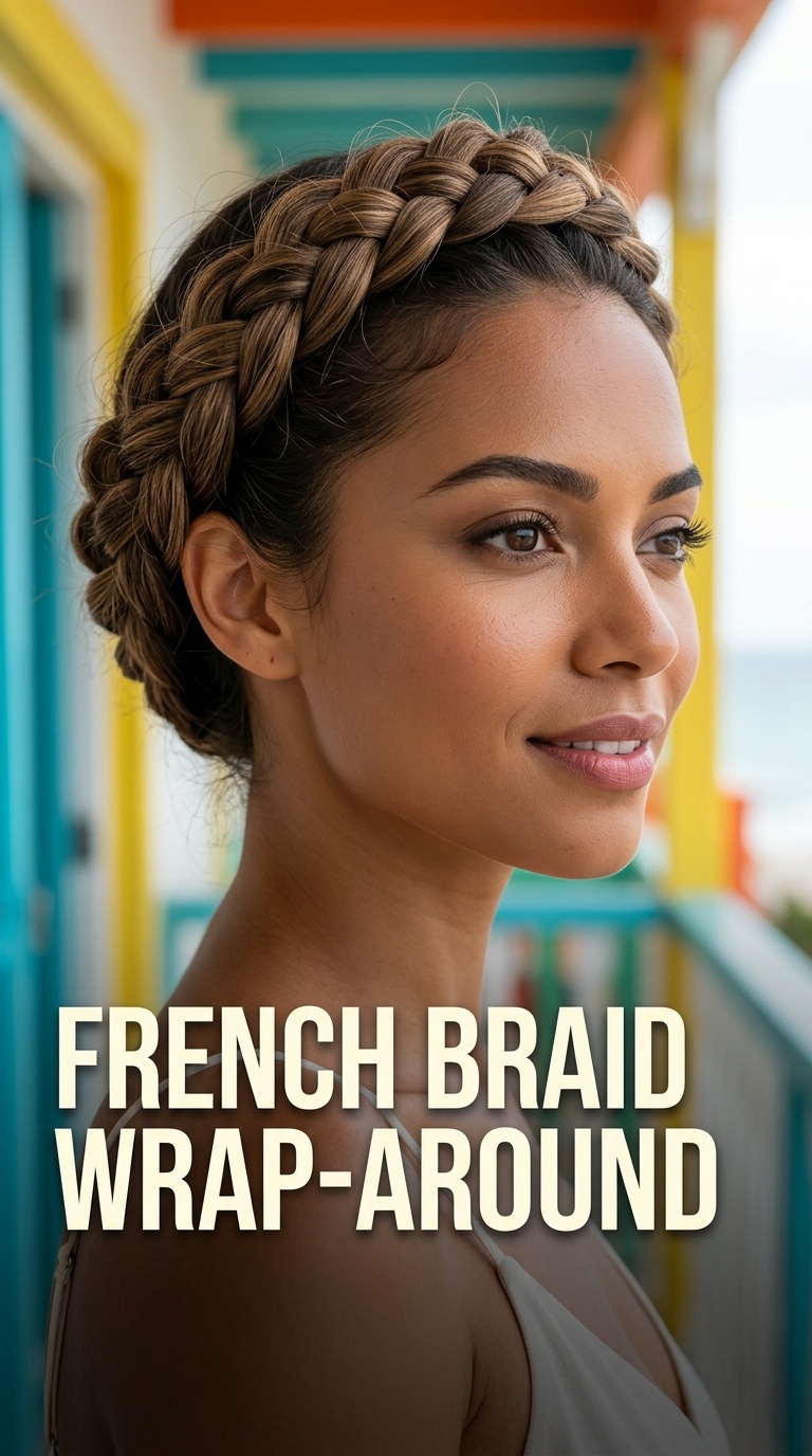 French Braid Wrap-Around