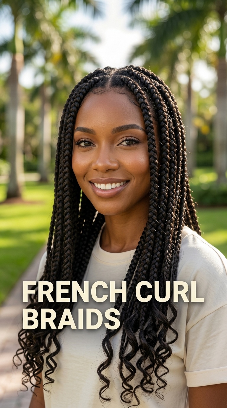 French Curl Braids