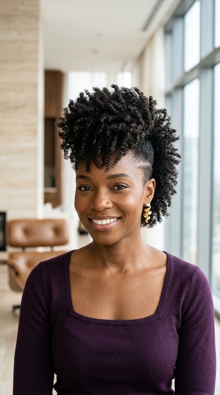 Frohawk Hairstyles For Natural Hair