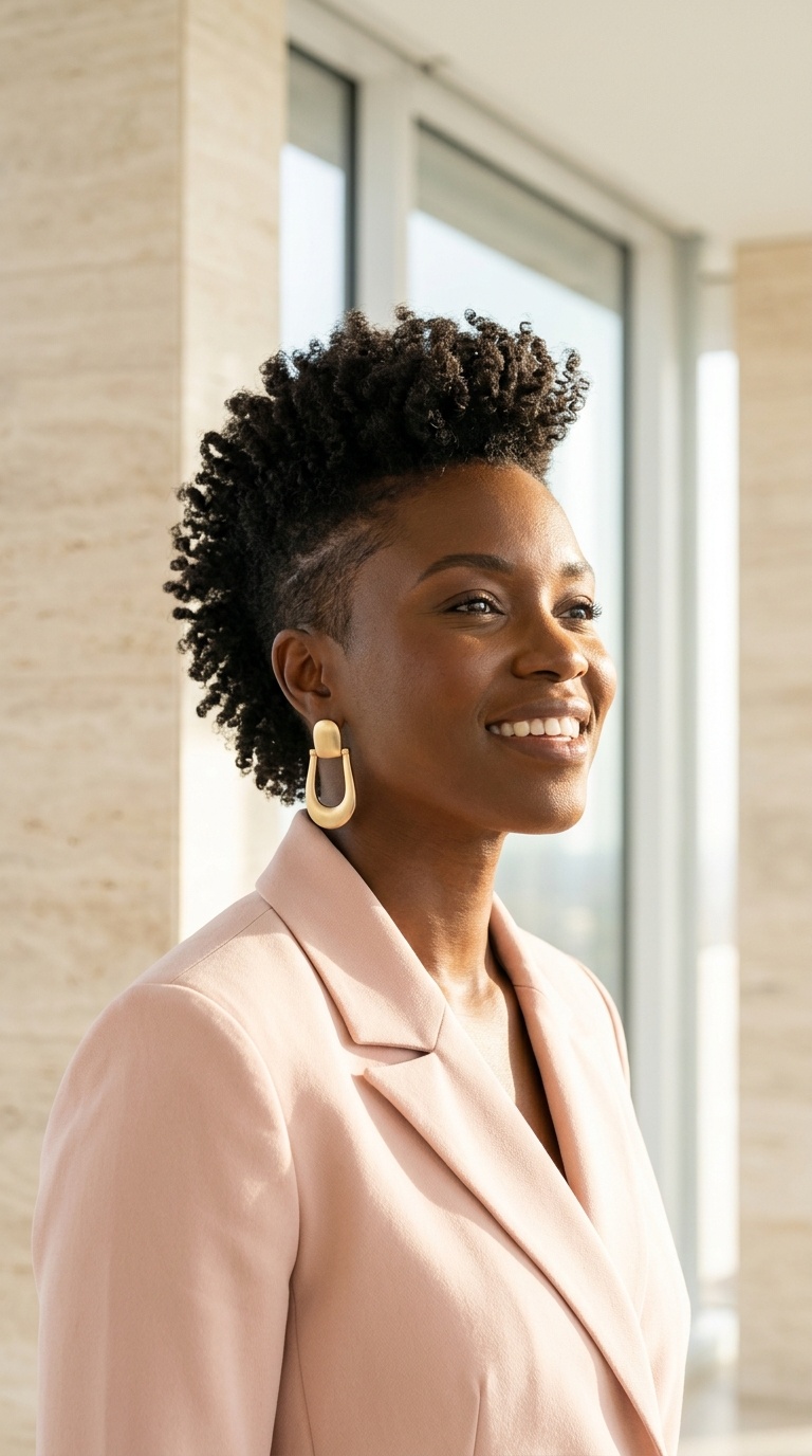 Frohawk Low Cut Black Women
