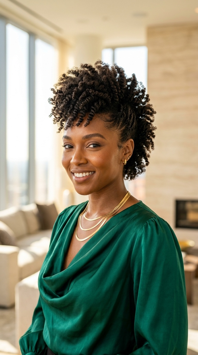 Frohawk Natural Hairstyles For Women