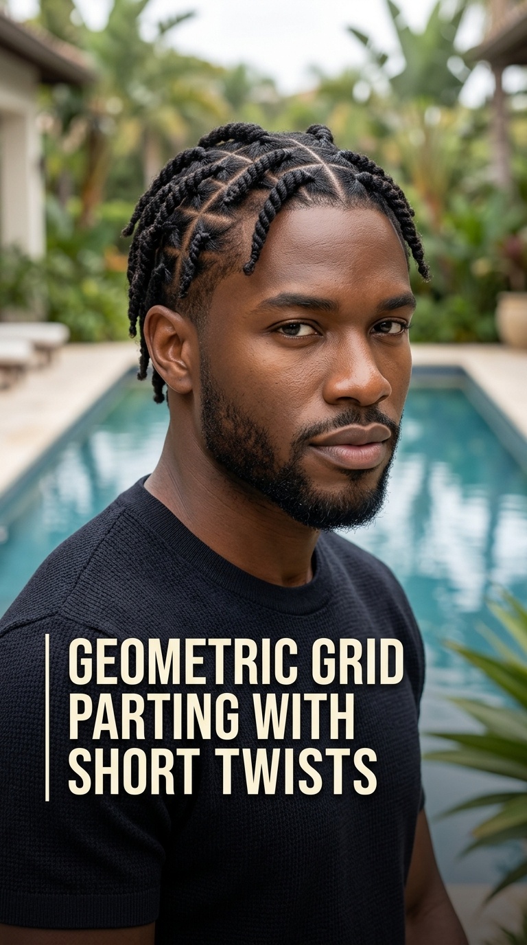 Geometric Grid Parting with Short Twists