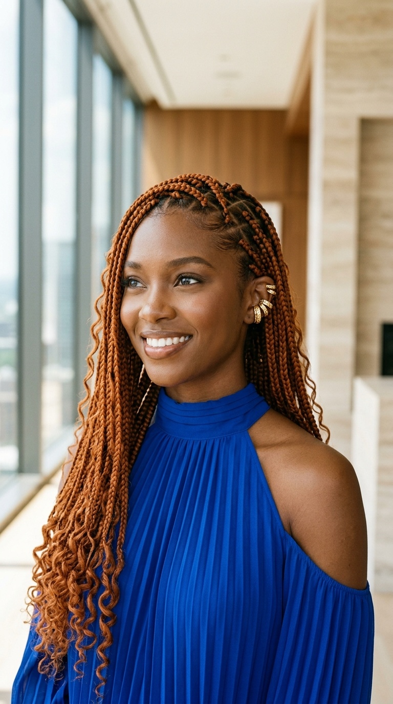 Ginger Goddess Braids Black Women