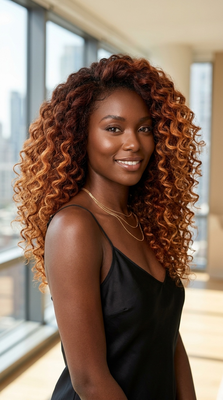 Ginger Hair Ombre Styles