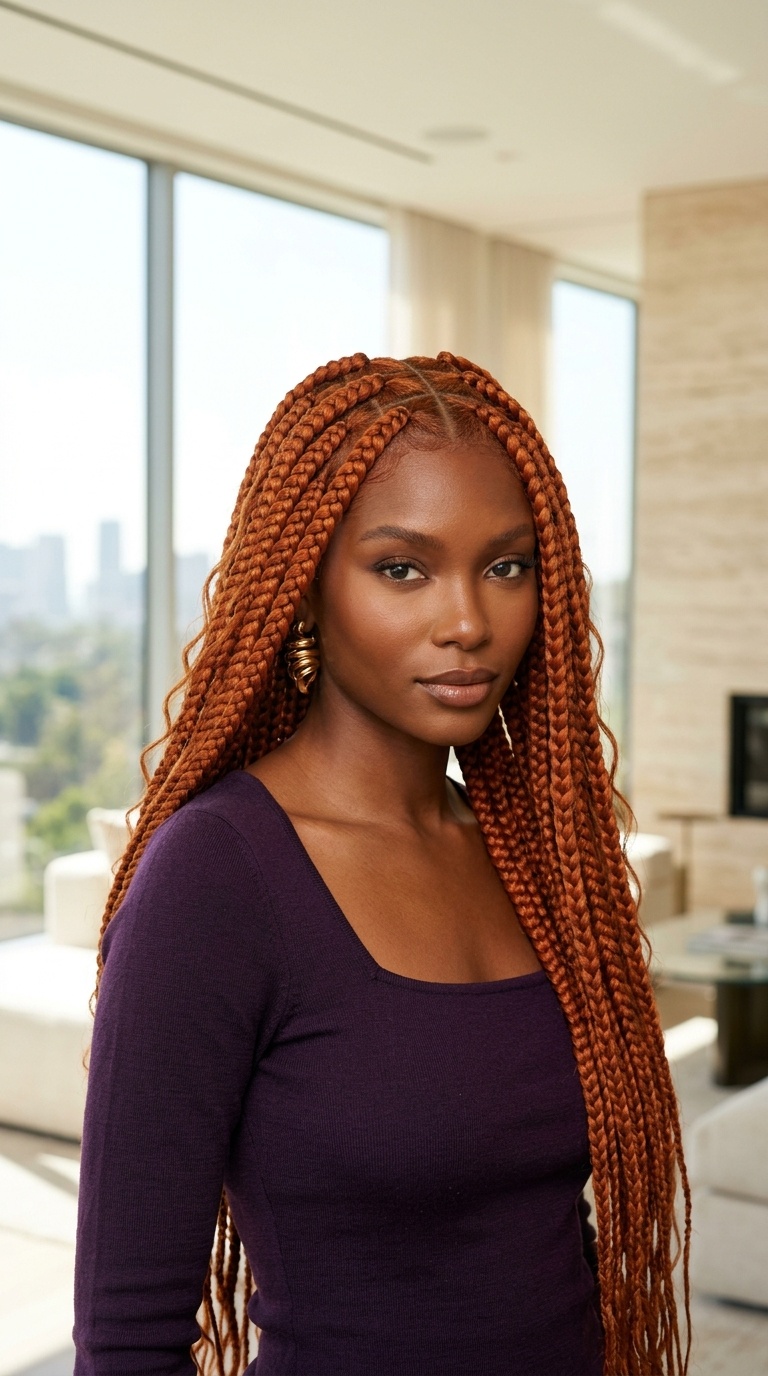 Ginger Jumbo Box Braids