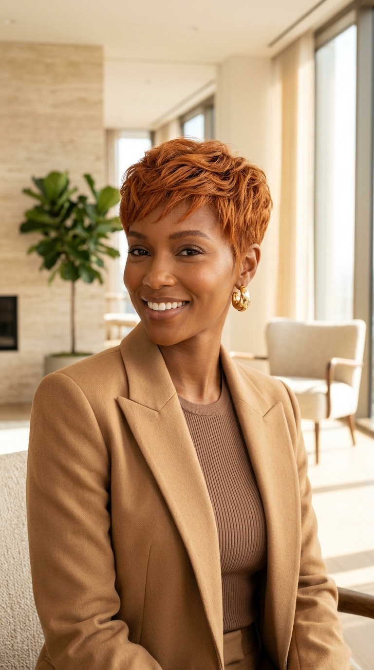 Ginger Pixie Cut Hair Ideas