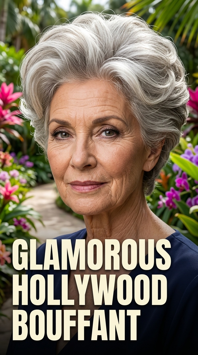 Glamorous Hollywood Bouffant