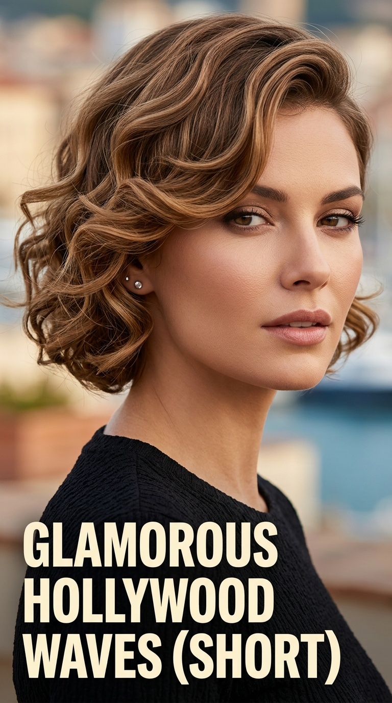 Glamorous Hollywood Waves (Short)