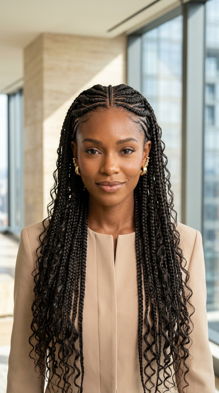 Goddess Braids For Long Hair