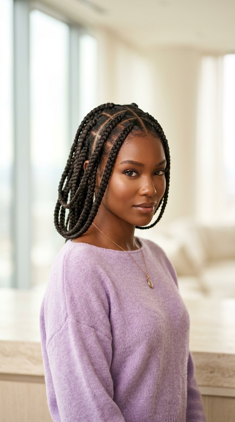 Goddess Braids Hairstyles Black Women