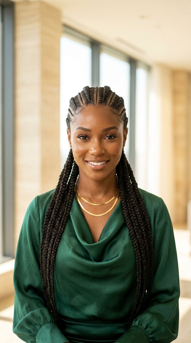 Goddess Cornrow Braids Black Women Styles