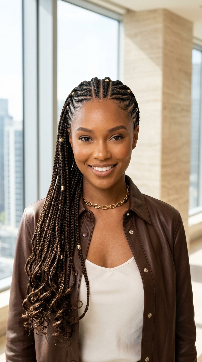 Goddess Cornrow Braids For Women