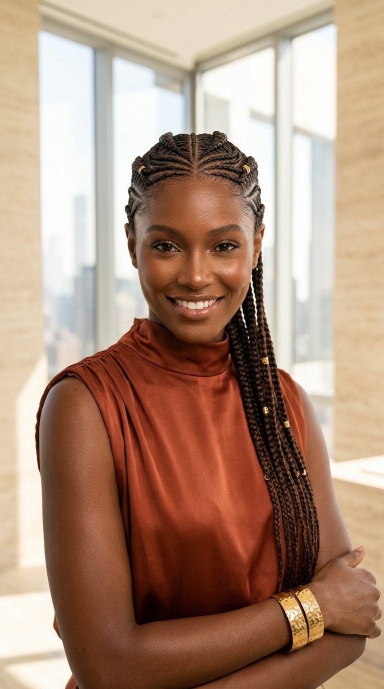 Goddess Cornrows Designs For Women