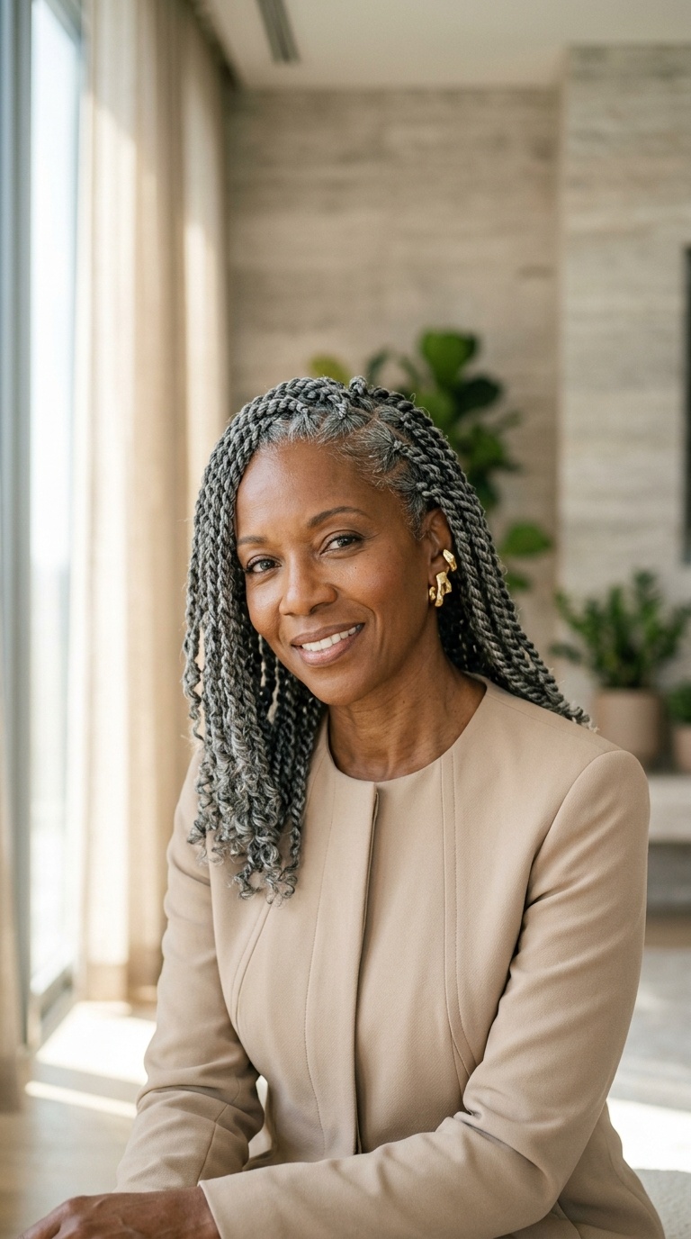 Gray Twists For Black Women