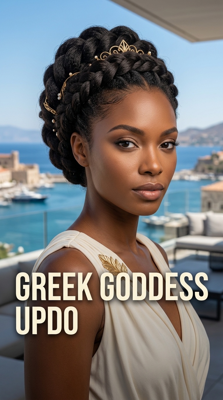 Greek Goddess Updo