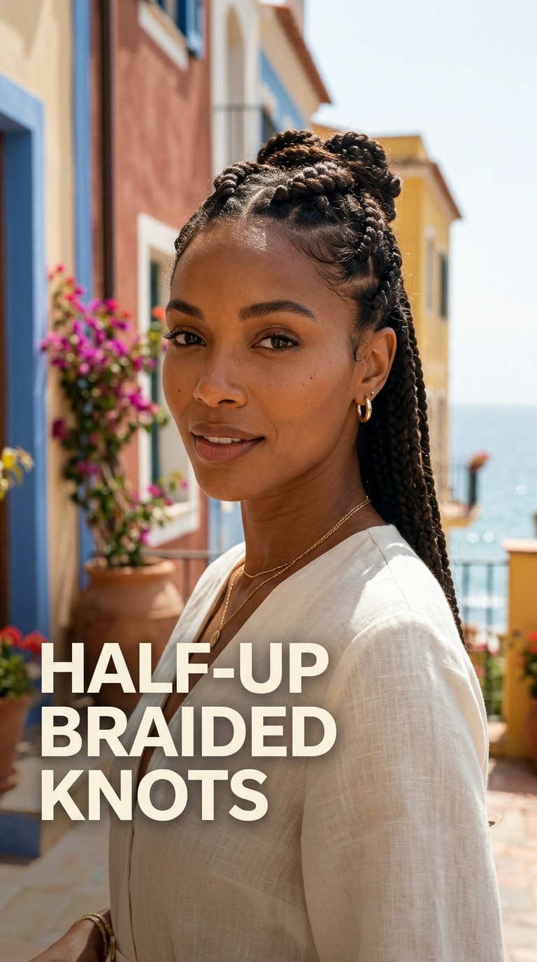 Half-Up Braided Knots