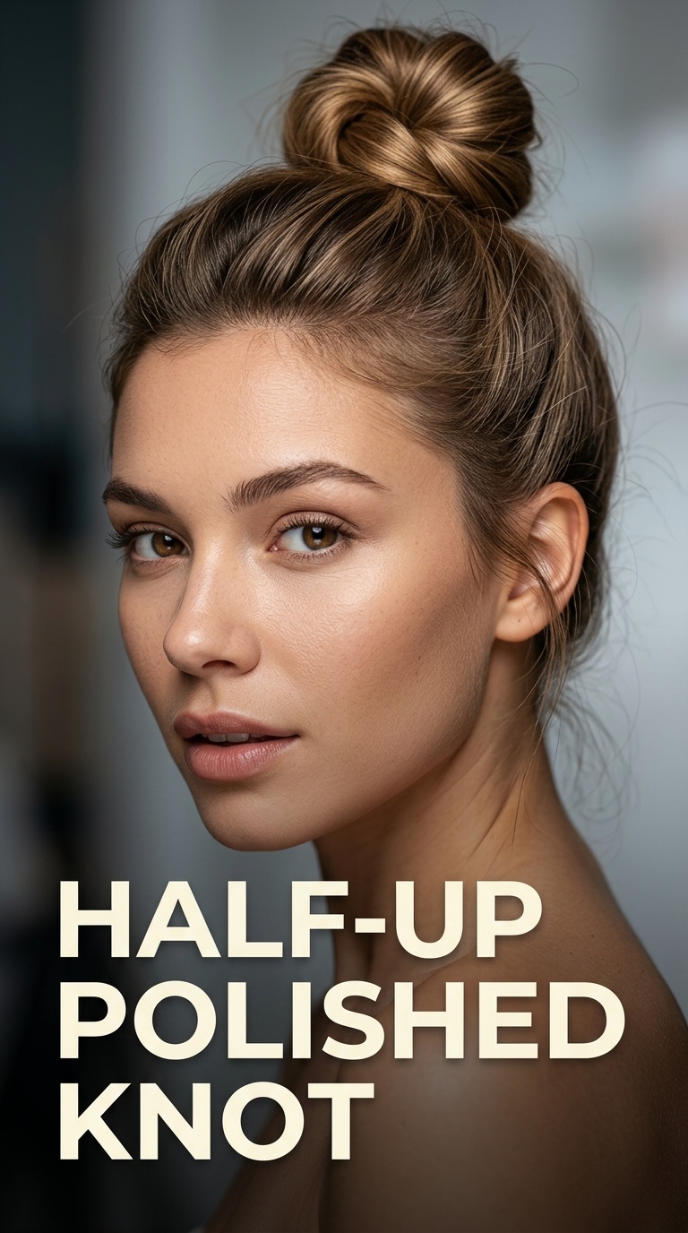 Half-Up Polished Knot