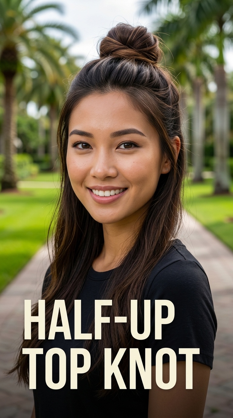 Half-Up Top Knot