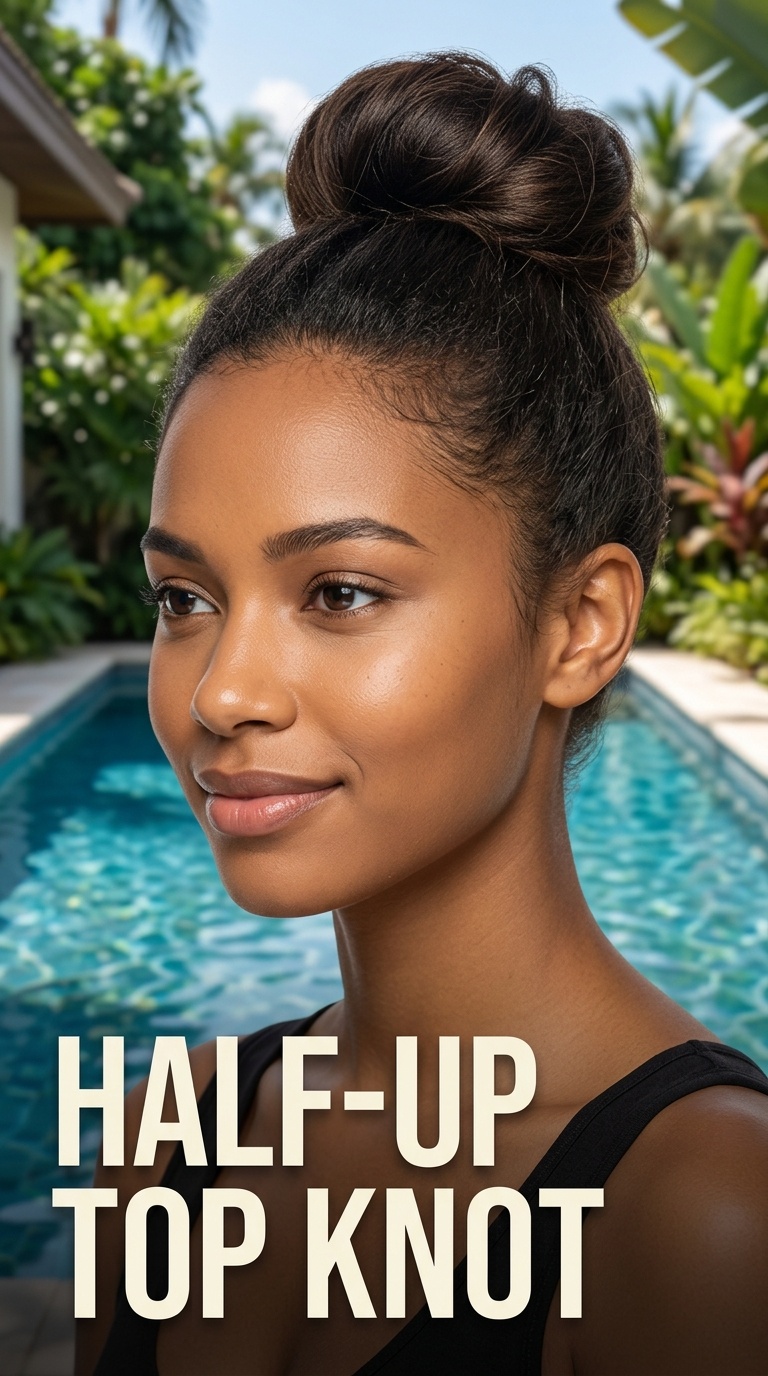Half-Up Top Knot