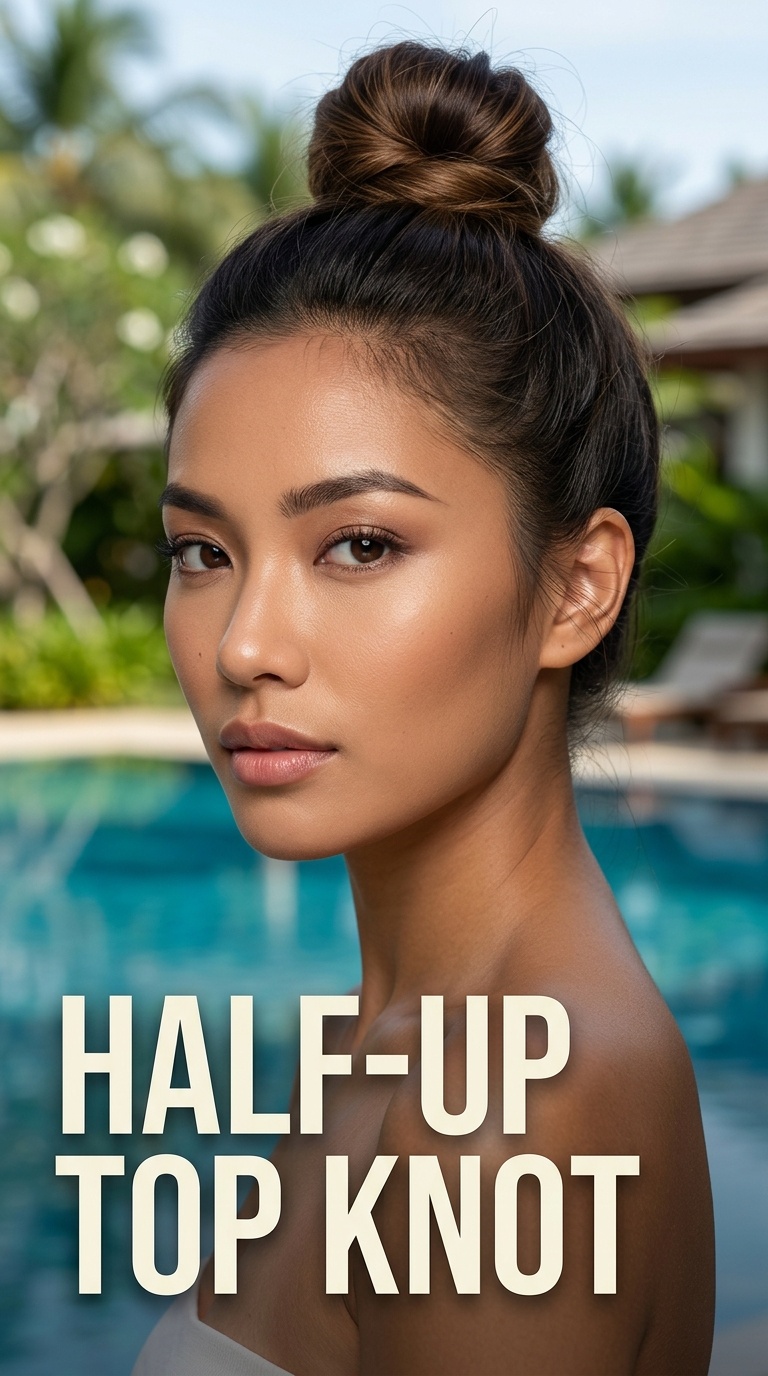 Half-Up Top Knot