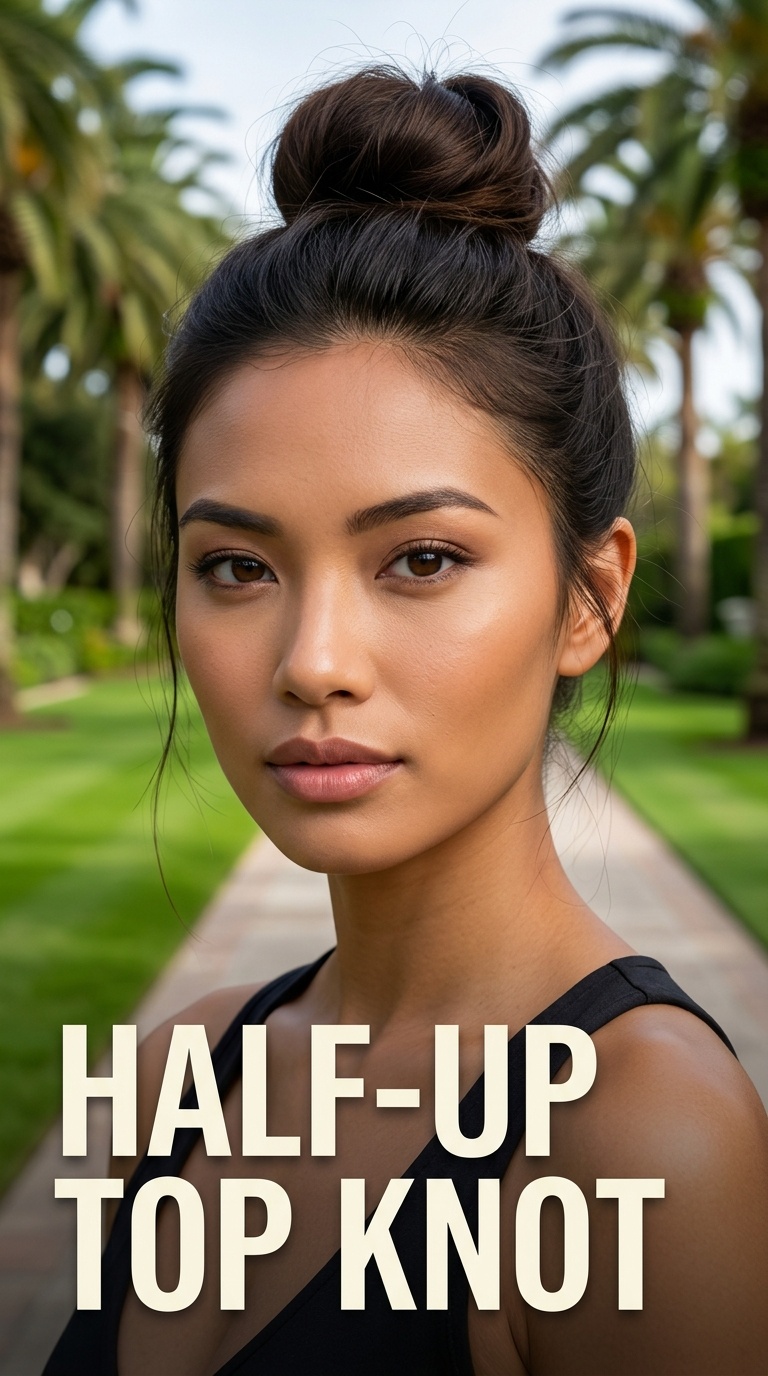 Half-Up Top Knot