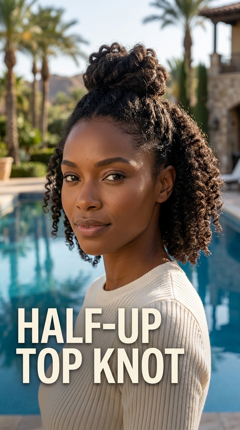 Half-Up Top Knot